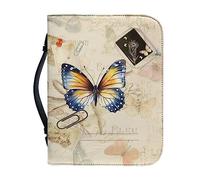 Ceudet Fundas para la Biblia para mujeres y hombres, funda de piel sintética para la Biblia, I am a Child of God, I am Arfully and Wonderfully Made, bolsa de la Biblia con asa para suministros de