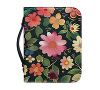 Ceudet Fundas para libros para Biblias para mujer, bolsa grande para la Biblia, Flor de melocotón rosa, L