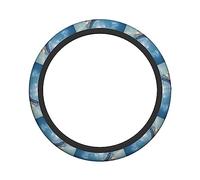 Ceudet Great White Sharks and The Afternoon Sunshine - Funda elástica para volante de microfibra suave al tacto, protector de volante para mujeres y hombres (15 pulgadas)