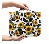 Ceudet Green Leaves - Funda para la Biblia para mujer, para el día de San Patricio, bolsa de transporte de la Biblia con marcapáginas, bolsa de iglesia, protector de la Biblia para mujeres y hombres,