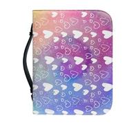 Ceudet Kit de accesorios bíblicos para adolescentes, niñas, mujeres, bolsa de mano para la Biblia, Colorida representación de amor, M