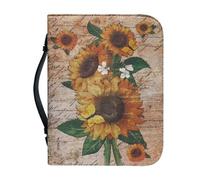 Ceudet Sunflower Fall - Funda de transporte de la Biblia para mujer, multiusos, protector de Biblia, ligero, para mujer, tamaño grande, girasoles, XL