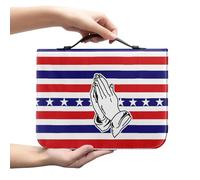 Ceudet Sunflower Fall - Funda de transporte de la Biblia para mujer, multiusos, protector de Biblia, ligero, para mujer, tamaño grande, Pray for Usa, XL