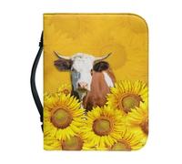 Ceudet The Ais My Strength and My, funda para la Biblia con patrón floral, de piel sintética, con asa y cremallera, bolsa de la Biblia para mujer, para estudio de la Biblia, al aire libre, viaje