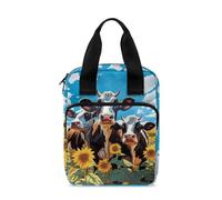 Ceudet Una funda para la Biblia al atardecer, funda portátil de girasol, organizador multifuncional de transporte de la Biblia para mujer, bolsa grande con cremallera para estudio de la Biblia, bolsa