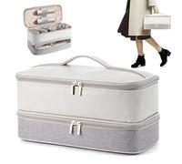 Ceuku Estuche de viaje para secador de pelo Shark/Dyson, funda de viaje de doble capa para Dyson Airwrap Shark Flexstyle, accesorio portátil, accesorios de cabello, bolsa de almacenamiento para