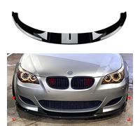 CEUOSWRD Kit De Cuerpo De Labio Divisor De Alerón De Parachoques Delantero para BMW Serie 5 E60 E61 M5 2005-2010,Glossy Black