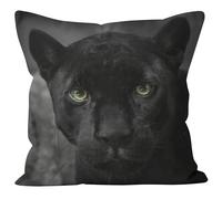 CEVAN Linen Funda De Cojín Grande Fundas De Almohada De Sofá Pantera Negra Funda Cojín Lumbar Fundas Almohada Corazones Fundas para Cojines 50x50cm,1Pcs