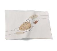 CEVAN Mantel Individual Lino Hule Tapete Impermeable Dedo Juego de 1, Manteles Individuales Originales para Mesa Rectangular Pequeña Diseño Escandinavo Una Granja, 21x32cm