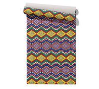 CEVAN Papel Pintado Herramientas Autoadhesivo Art Deco Patrón Retro Nationality Nacionalidad Papel Impermeable Resistente Aceite Para Paredes Cocina 45x300cm