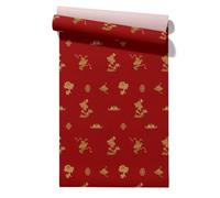 CEVAN Quitar Papel de Pared Pintado Autoadhesivo Impermeable Lavable Chinese Style Auspicious Auspicioso Al Estilo Chino Lámina Vinilo Autoadhesiva Para Muebles Cocina 45x200cm