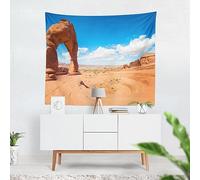 CEVAN Tapiz 3D Tela Papel Tapiz 3D Para Pared Desierto Desierto Paisaje Natural Tapiz Pared Playa Papel Tapiz Paredes Dormitorio Ofertas Amarillo Decoración De Pared Tela Estampada 100x70 cm