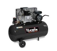 CEVIK - Compresor de Aire CA-AB100/3M - 3 HP - 10 Bar - 100L Capacidad - Silencioso - Portátil - Lubricado