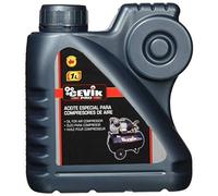 Cevik – Aceite para compresor AE30/40, antidesgaste y anticorrosivo, compatible con pistón – 1 L