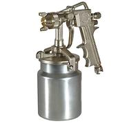 Cevik CA-1855/3 - Pistola de pintar acero/aluminio profesional 1000 cc. con depósito inferior. Abanico 160-225 mm.
