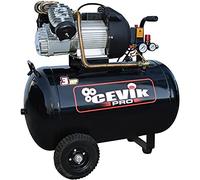 CEVIK PRO - CA-PRO100VX - Compresor Aire - Cabezal en V - 72 dB - 100 litros - 3HP - Máx 8 Bar - 340 l/min - Con Aceite - Dos Salidas Aire - Compacto y Portátil - Compresor de Pintura y Neumática