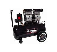 CEVIK PRO - CA-PRO24SILENC - Compresor Aire Silencioso - 62 dB - 24L - 1.5HP - Máx 8 Bar - 150 l/min - Sin Aceite - Dos Salidas de Aire - Compacto y Portátil - Compresor de Pintura y Neumática