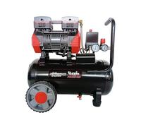 CEVIK PRO - CA-PRO27XS - Compresor Aire Silencioso - 72 dB - 24 litros - 2HP - Máx 8 Bar - 230 l/min - Sin Aceite - Dos Salidas de Aire - Compacto y Portátil - Compresor de Pintura y Neumática