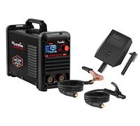 CEVIK PRO - CE-TECHNO200LCD - Soldador Inverter MMA/TIG - 20-200 Amp - Electrodos hasta 4 mm - Tecnología Avanzada de Control - Versatilidad de Materiales - Compacto y Portátil - Accesorios Incluidos