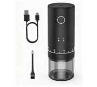 CEVING Primer Molinillo de Café Recargable que Muele Mientras se Carga, Molienda 1,7 Veces Más Rápida con 38 Ajustes Externos Ajustables, Fresas Cónicas de Cerámica y Batería de 2000mAh, Portátil para