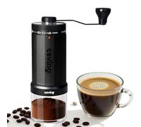 CEVING primer molinillo manual de gran capacidad 60g, 40 ajustes, negro