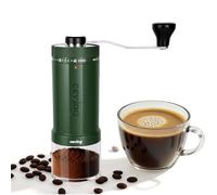 CEVING primer molinillo manual de gran capacidad 60g, 40 ajustes, verde