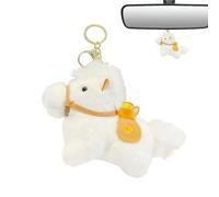 Ceweao Llavero De Peluche De Caballo, Animal de Peluche Rojo Pequeño para el Año Nuevo Chino, Figura Equina Suave para Uso Infantil Y Adulto, para Adultos, Familia, Amigos, Niños, Niñas,