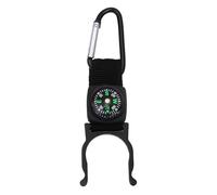 Ceweao Soporte para de Botella de Agua, Hebilla para Botella de Agua portátil,Clip portátil para de Mineral con brújula - Clip para de para cinturón de Mochila para Senderismo y Mon