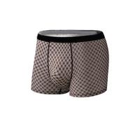 CEWIFO Calzoncillos suaves y transpirables para hombre con cintura media para una comodidad diaria y un ajuste óptimo en cada temporada, marrón, M