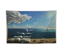 CEWO Diario Wave Book Salvador Dali pintura póster tapiz arte de pared impresiones foto colgante idea regalo decoración hogar tapices obras de arte 60 x 90 pulgadas