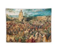 CEWO Pieter Bruegel The Elder The Road to Calvary Póster Tapiz de pared Pintura estética Tapices Dormitorio Sala de Estar Paredes Decorativas 30 x 40 pulgadas