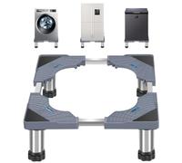 CEWROM Base para lavadora con 4 patas, pedestal de 40-60 cm para lavadora y secadora, carga de oso 200 kg, base ajustable para frigorífico, secadora y congelador