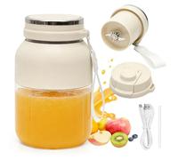 CEWROM Batidora portátil para hacer smoothie maker to go, vaso de 1200 ml con tapa a prueba de fugas y orificio para beber para Fresh Juice, Smoothie y Shake - Mini batidora portátil para deportes