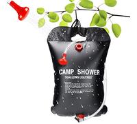 CEWROM Ducha Solar de Camping de 20 l, Bolsa de Ducha Solar portátil, Ducha de jardín al Aire Libre, Bolsa de Ducha Solar, Bolsa de Ducha de Campamento, Ducha de Exterior con Cabezal de Ducha