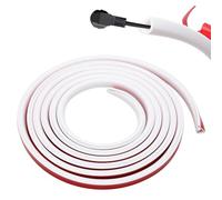 CEWROM Mini canaleta para cables, canal de cables de suelo, autoadhesivo, apertura lateral, protección para cables de suelo, cubierta semicircular, bandeja para cables, ocultación de cables o cables,