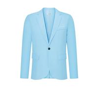 Cexiakong Chaqueta de Traje para Hombre Sakko Deportiva Ocio Blazer Regular Fit Talla Grande Negocios Casual Europeos y Americanos Slim Azul, XL