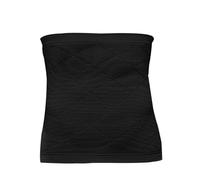 Cexiakong Cinturón para adelgazar para hombre, color sólido, transpirable, para fitness, sauna, entrenamiento de adelgazamiento, correr, yoga, control abdominal, corsé, O negro., L