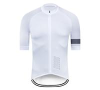 Cexiakong Maillot de ciclismo para hombre de verano, camiseta de ciclismo de manga corta, elástica, ropa de ciclismo para exteriores, MTB de carretera, maillot con cremallera, transpirable, ropa de