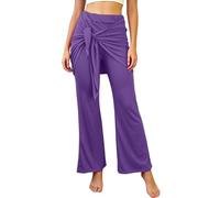 Cexiakong Pantalones de chándal para mujer, pantalones largos de deporte, gimnasio, senderismo, harén, monocolor, pantalones de tela, pantalones anchos, ropa de calle, skateboard, danza de la calle