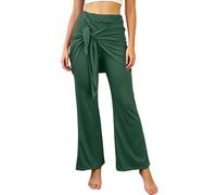 Cexiakong Pantalones de chándal para mujer, pantalones largos de deporte, gimnasio, senderismo, harén, monocolor, pantalones de tela, pantalones anchos, ropa de calle, skateboard, danza de la calle