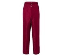 Cexiakong Steampunk - Pantalones góticos para hombre, estilo vintage, medieval, renacentista, estilo victoriano, para Halloween, carnaval, piratas, teatro, fiesta, boda, rojo, M