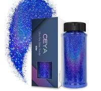Ceya 3.5oz/ 100g Holographic Ultra Fine Glitter Powder Laser Royal Blue Glitter 1/128” 0.008” 0.2mm for Slime Epoxy Resin Craft Tumbler Jewelry Nail Art Festival Makeup Painting Wedding Cards