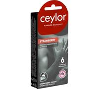 Ceylor Strawberry - 6 preservativos con aroma a fresa