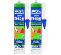 Ceys - Adhesivo Cesped Artificial - Máxima Adherencia - Aplicable en Húmedo - Flexible y Resistente - 500 GR (Paquete de 2)