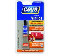 Ceys - Adhesivo especial plástivos flexibles - Pegamento para vinilos - Repara y seca en tan solo 30 minutos - 15 ML