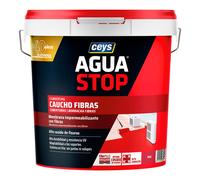 Ceys - agua stop caucho acrílico con fibras - para impermeabilizar y