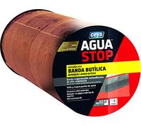 Ceys - Aguastop - Banda butílica - Impermeable autoadhesiva de alta resistencia - Sella y repara - 30 CM X 10 M