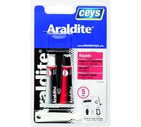Ceys - Araldite pegamento de pegado rápido y duradero - Para todo tipo de materiales - Blister 5+5ML