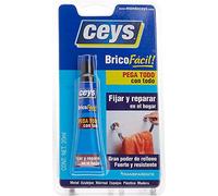 Ceys - Brico fácil - Pegamente pega todo - Fija y repara todo tipo de materiales - Fuerte y resistente - Transparente - Blister 20 ML
