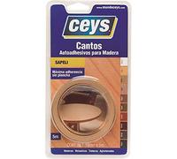 ceys - Canto autoadhesivo para madera - Sapelli - Máxima adherencia sin plancha - 5 M